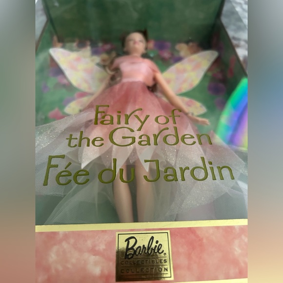 Vintage Mattel 2000 Collector Edition Fairy Of The Garden Barbie Doll - Picture 9 of 10